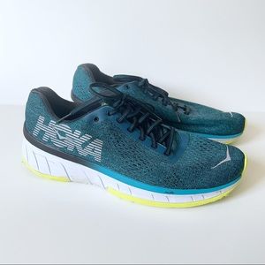 Hoka One One Men's Cavu Caribbean Teal Sneaker Shoes Size 11 Running Lightweight